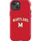 University of Maryland Collegiate Text Red iPhone 13 Impact Case