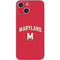 University of Maryland Collegiate Text Red iPhone 13 Mini Skin