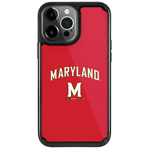 University of Maryland Collegiate Text Red iPhone 13 Pro Cargo Case