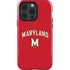 University of Maryland Collegiate Text Red iPhone 13 Pro Impact Case