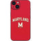 University of Maryland Collegiate Text Red iPhone 14 Plus Skin