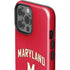 University of Maryland Collegiate Text Red iPhone 15 Pro Max Impact Case