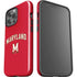 University of Maryland Collegiate Text Red iPhone 15 Pro Max Impact Case