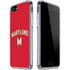 University of Maryland Collegiate Text Red iPhone SE (2nd & 3rd Gen) Clear Case