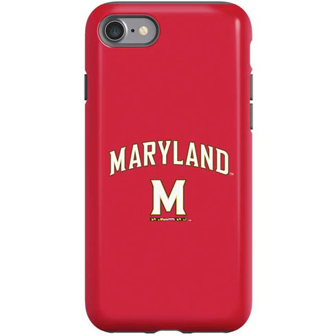 University of Maryland Collegiate Text Red iPhone SE (2nd & 3rd Gen) Pro Case