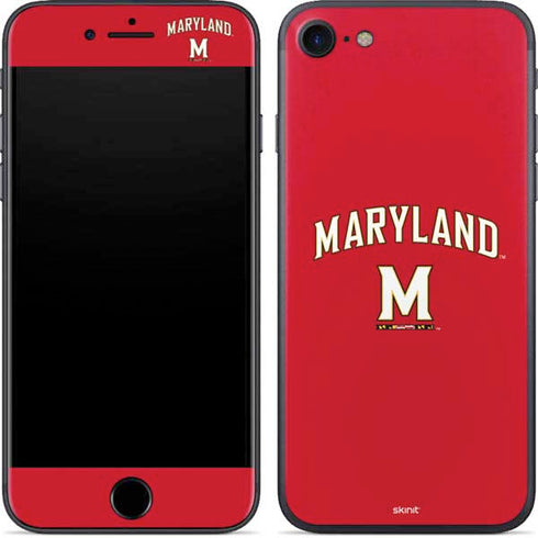 University of Maryland Collegiate Text Red iPhone SE (2nd & 3rd Gen) Skin