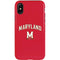 University of Maryland Collegiate Text Red iPhone X Pro Case