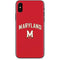 University of Maryland Collegiate Text Red iPhone X Skin