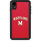 University of Maryland Collegiate Text Red iPhone XR Waterproof Case