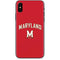 University of Maryland Collegiate Text Red iPhone XS Skin