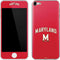 University of Maryland Collegiate Text Red Apple iPod Skin