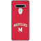University of Maryland Collegiate Text Red LG Stylo 6 Clear Case