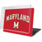 University of Maryland Collegiate Text Red MacBook Pro 13in (2020) Case plus Skin