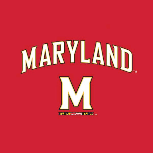 University of Maryland Collegiate Text Red Moto E5 Play Skin