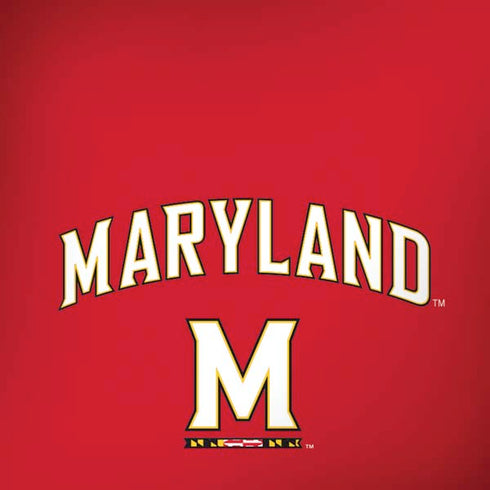 University of Maryland Collegiate Text Red Moto G6 Skin