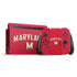 University of Maryland Collegiate Text Red Nintendo Switch Bundle Skin