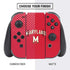 University of Maryland Collegiate Text Red Nintendo Switch Bundle Skin
