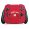 University of Maryland Collegiate Text Red Nintendo Switch (2017-2021) Joy-Con Controller Skin