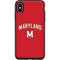 University of Maryland Collegiate Text Red Otterbox Symmetry iPhone Skin