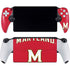 University of Maryland Collegiate Text Red PlayStation Portal Remote Player Skin