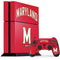 University of Maryland Collegiate Text Red PS4 Console and Controller Bundle Skin