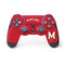 University of Maryland Collegiate Text Red PS4 Controller Skin