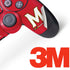 University of Maryland Collegiate Text Red PS4 Controller Skin