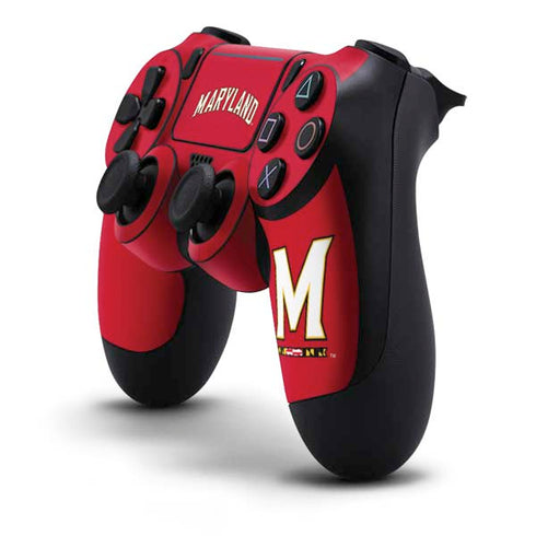 University of Maryland Collegiate Text Red PS4 Pro/Slim Controller Skin