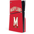 University of Maryland Collegiate Text Red PS5 Slim Disk Console Skin