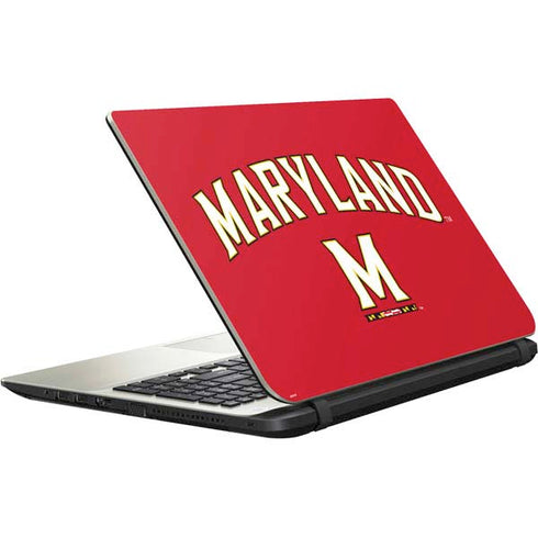 University of Maryland Collegiate Text Red Satellite L50-B / S50-B Skin