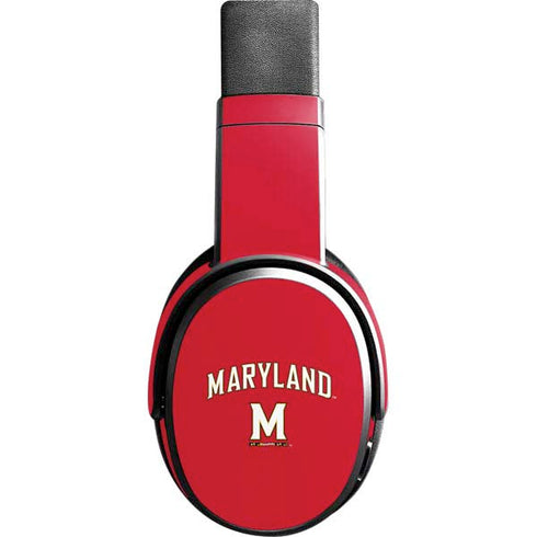 University of Maryland Collegiate Text Red Skullcandy Crusher Wireless Skin