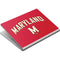 University of Maryland Collegiate Text Red Surface Book Skin