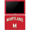 University of Maryland Collegiate Text Red Surface Go Skin
