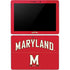 University of Maryland Collegiate Text Red Surface Go Skin