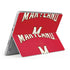 University of Maryland Collegiate Text Red Surface Go Skin