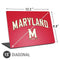 University of Maryland Collegiate Text Red Universal Laptop 15in (12.2 x 8.8in) Skin