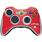 University of Maryland Collegiate Text Red Xbox 360 Wireless Controller Skin
