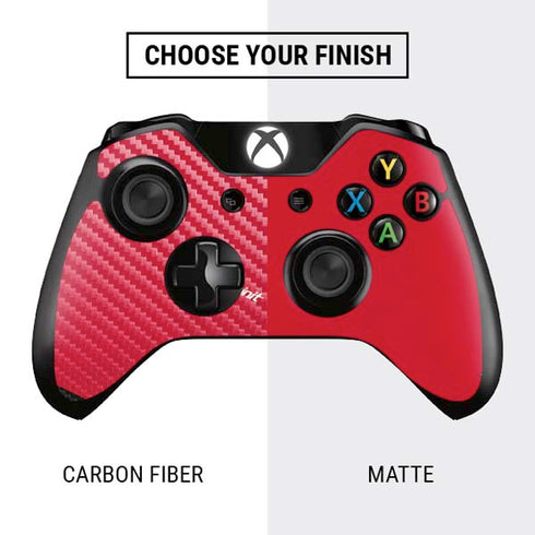 University of Maryland Collegiate Text Red Xbox One Controller Skin
