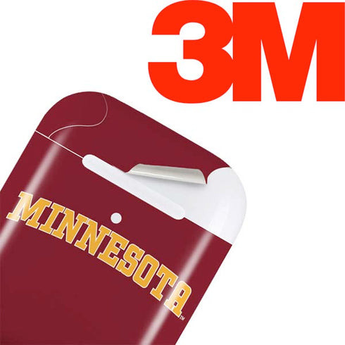 University of Minnesota Collegiate Text Apple AirPods 2 Skin