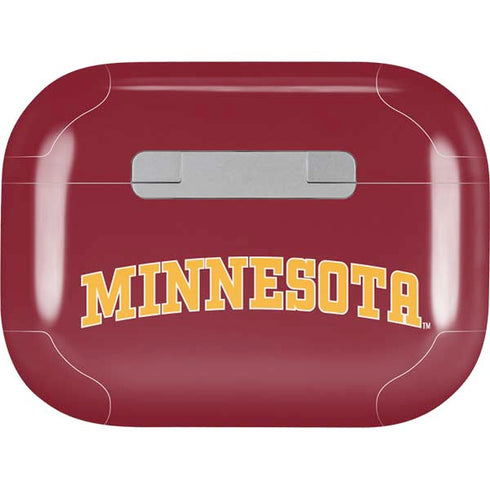 University of Minnesota Collegiate Text Apple AirPods Pro Skin