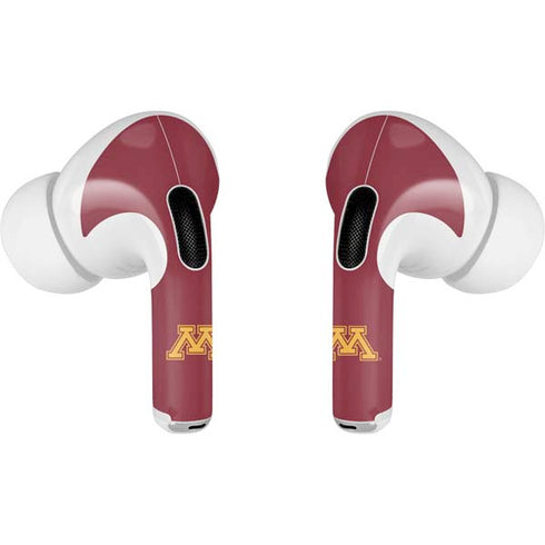 University of Minnesota Collegiate Text Apple AirPods Pro Skin