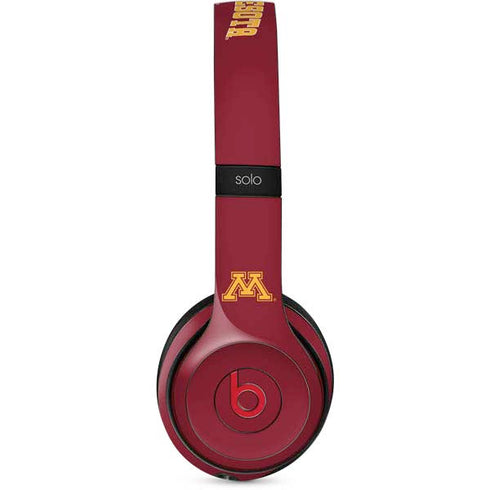 University of Minnesota Collegiate Text Beats Solo 2 Wireless Skin
