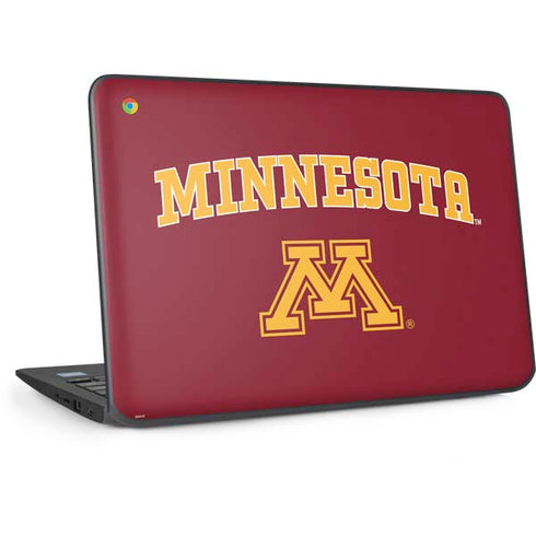 University of Minnesota Collegiate Text HP Chromebook Skin