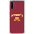 University of Minnesota Collegiate Text Galaxy A10e Clear Case