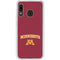 University of Minnesota Collegiate Text Galaxy A20 Clear Case