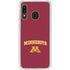 University of Minnesota Collegiate Text Galaxy A20 Clear Case
