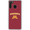 University of Minnesota Collegiate Text Galaxy A21 Clear Case
