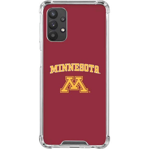 University of Minnesota Collegiate Text Galaxy A32 5G Clear Case