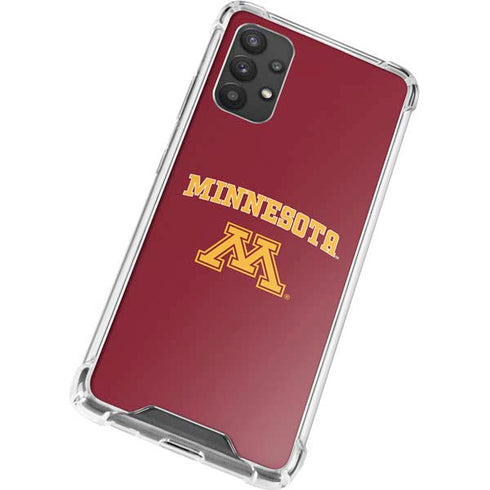 University of Minnesota Collegiate Text Galaxy A32 5G Clear Case