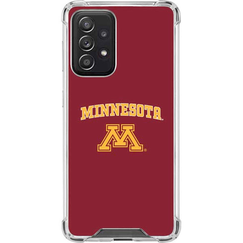 University of Minnesota Collegiate Text Galaxy A52 5G Clear Case